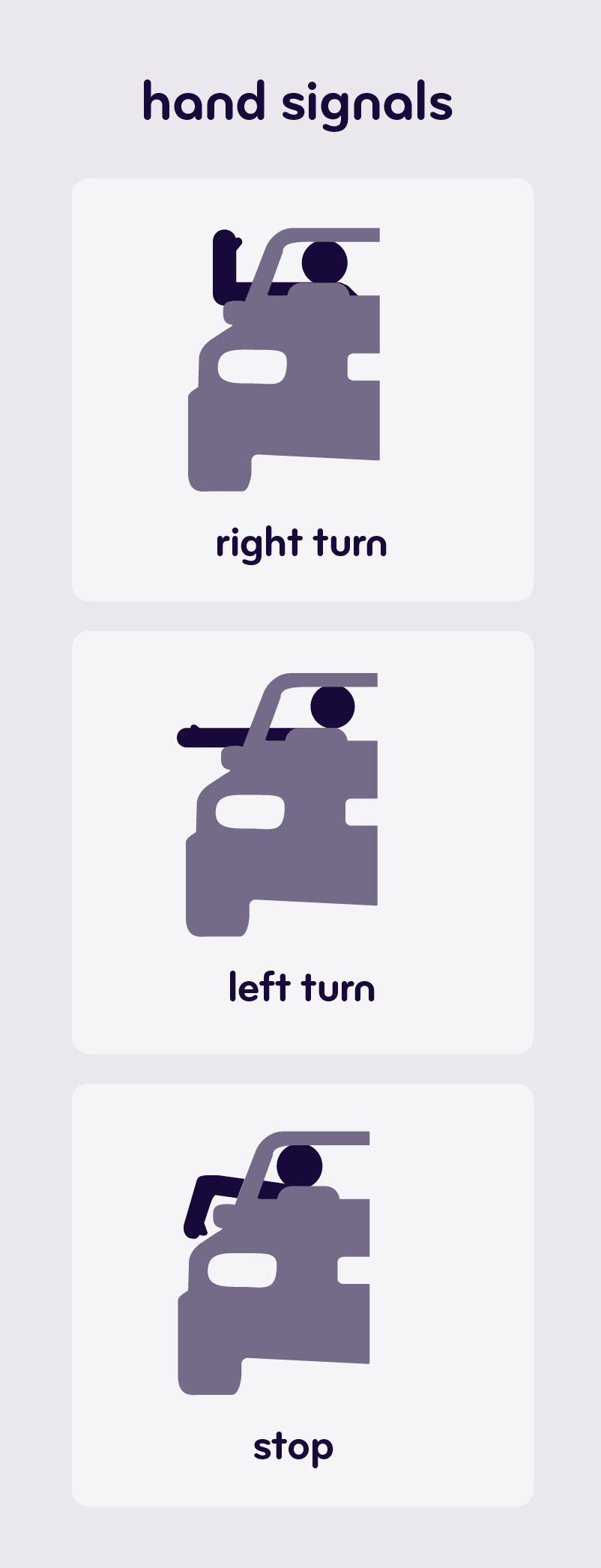 Driver Arm Signals